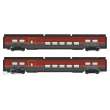 Jägerndorfer Collection JC11221 - 2er Set Railjet Wagen DANI ÖBB, Ep.VI, Basic, AC - Lemke