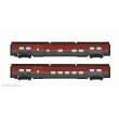 Jägerndorfer Collection JC71211 - 2er Set Railjet Wagen DANI ÖBB, Ep.VI, Basic - Lemke