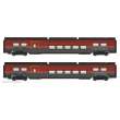 Jägerndorfer Collection JC71221 - 2er Set Railjet Wagen DANI ÖBB, Ep.VI, Basic - Lemke