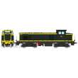 REE Modeles JM-008 - Diesel Locomotive BB 63792 green/yellow 401 black frame, West, Era III - ANALOG