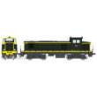 REE Modeles JM-014 - Diesel Locomotive BB 63010 green/yellow, grey frame, Era IV - ANALOG