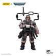 Joy Toy JT7912 - Warhammer 40k Actionfigur 1/18 Astra Militarum Cadian Command Squad Veteran with Master Vox 12 cm