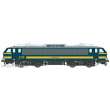 L.S. Models LS12077 - E-Lok HLE 2114 SNCB Ep.VI, blau/gelb - Lemke