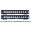 L.S. Models LS47323 - 2er Set SBB Liegewagen RIC Bcm blau Ep.V Tagposition