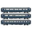 L.S. Models LS49320 - 3er Set Schlafwagen WL S3 CIWL, Ep.IVa, Innenbeleuchtung - Lemke