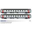 L.S. Models LS93051 - 2er Set Personenwagen I11 B+B SNCB, Ep.Va DC