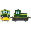 REE Modeles MB-147-S - Y 2103 SNCF green, yellow front beam, yellow strip, black frame, South East Era IV DCC Sound