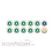 Micro Art Studio MSP00266 - N4 Infinity Tokens Regular Orders Green (12)