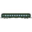 REE Modeles NW-212 - UIC SLEEPING CAR, High roof Green 301, Yellow framed logo Era IV