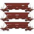 REE Modeles NW-270 - Set of 3 EX hoppers wagons SGW « SOGEWAG », SNCF Era V