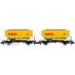 REE Modeles NW-308 - Set of 2 Grain Cars “SANDERS”, SNCF Era IV