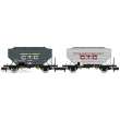 REE Modeles NW-313 - Set of 2 Grain Cars “CTC-COTRAM” and “CTC-UNCAC”, SNCF Era III