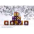 Para Bellum PBW8514 - Old Dominion Faction Dice on Purple and Gold Dice