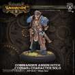 Warmachine PIP31132 - Commander Anson Hitch - Cygnar Solo (metal)