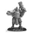 Warmachine PIP33130 - Man-O-War Bombardier Officer - Khador Command Attachment (resin/metal)