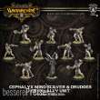 Warmachine PIP34116 - Cryx Ally Cephalyx Mind Slaver & Drudges Unit (10)(plastic)