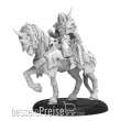 Warmachine PIP38001 - Valin Hauke, The Fallen Knight - Infernal Cavalry Solo (metal/resin)