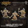 Warmachine PIP41102 - Mercenary Tactical Arcanist Corp Unit (3) Blister