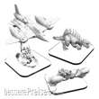 Privateer Press Übersee PIP51183 - Raptix, Steel Shell Crab, Strike Fighter - Monsterpocalypse Elite Protectors Units (metal)