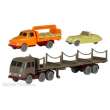 Brekina PMS_238984 - Set Wiking-Verkehrs-Modelle 86, Jaguar XR 120 R, MB LPS 333 Rungensattelzug und Opel Blitz Getränke-LKW