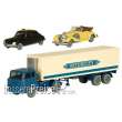 Brekina PMS_241266 - Set Wiking-Verkehrs-Modelle 90, Citroen D Pallas Taxi, Henschel HS 14/16 Kühlkoffersattelzug und MB 540 K Cabriolet