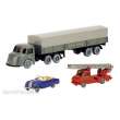 Brekina PMS_248023 - Set Wiking-Verkehrs-Modelle 98, Henschel Pritschensattelzug, Opel Blitz Drehleiter und MB 220 Cabrio