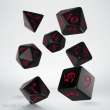 Q-Workshop QWSSCLE06 - Classic RPG Black & red Dice Set (7)