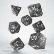 Q-Workshop QWSSCLE11 - Classic RPG Smoky & white Dice Set