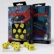 Q-Workshop QWSSCPU03 - Cyberpunk Red Dice Set: Danger Zone