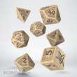 Q-Workshop QWSSCTH01 - Call of Cthulhu Beige & black Dice Set (7)