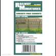 Railway Miniatures RMH0-061 - RMH0:061 Concrete Fence Segments - Railway Miniatures