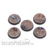 TableTop Art TTA100309 - Bloody Sports - Muddy Pitch Bases - 32mm (5)