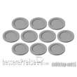 Tabletop-Art TTA501021 - Skill and Squad Marker - 32mm Light Grey (10)