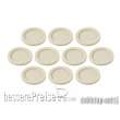 Tabletop-Art TTA501026 - Skill and Squad Marker - 25mm Vanilla White (10)