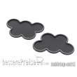 Tabletop-Art TTA501088 - Movement Tray - Rounded Edge - 32mm 5s Cloud - Black-Silver (2)