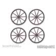 Tabletop-Art TTA601118 - Cart Wheels - Set 1 (4)