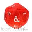 Ultra Pro Neu UP18399 - UP - Red and White D20 Jumbo Plush for Dungeons & Dragons