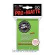 Ultra Pro UP84190 - Lime Green Pro-Matte Sleeves (50)