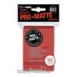 Ultra Pro UP84263 - Red Pro-Matte Sleeves (small)(60)