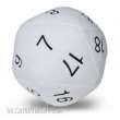 Ultra Pro Neu UP84949 - UP - Dice - Jumbo D20 Novelty Dice Plush in White with Black Numbering