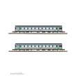 Azar Models V01-CPP2 - CORAIL passenger cars x2 - Nouvelle deco livery - 2Cl - SNCF