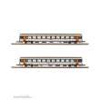 Azar Models V01-ORP1 - CORAIL passenger cars x2 - origin livery - 1st class + 2nd class - SNCF