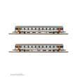 Azar Models V01-ORP2 - CORAIL passenger cars x2 - origin livery - 2nd class - SNCF