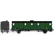 REE Modeles VB-110-S - LUGGAGE CAR OCEM 29 ETAT, black roof, Cushion wheelboxes, Era II- DCC Sound