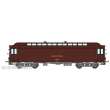 REE Modeles VB-254 - ALLEGE 16 m Era IV War German Transformation PEZ brown PTT, grey frame, bogie Y2, N° 50 87 00-47 915-4