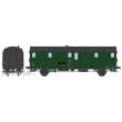 REE Modeles VB-312 - OCEM 32 Luggage Van, black roof and ends, 3 headligths South-East SNCF N°26510 Ep.IIIA