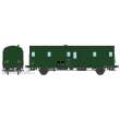 REE Modeles VB-325 - OCEM 32 Luggage Van, 306 green, 2 Alu made lanterns East SNCF N° 58670 Ep.III-IV