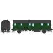 REE Modeles VB-336 - DEV 52 Luggage Van 306 green, black roof, ancient lantern, 3 headlights, South-East SNCF Ep.III