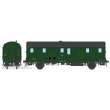 REE Modeles VB-341 - DEV 52 Luggage Van 306 green, black roof, modern lantern, 3 headlights, South-West SNCF Ep.III