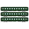 REE Modeles VB-405 - SET of 3 U52 DEV AO Sleeping Cars B9c9, Green 301, boxed SNCF logo Era IV